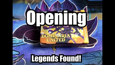 Dominaria United Collector Booster Box Opening Legends Youtube