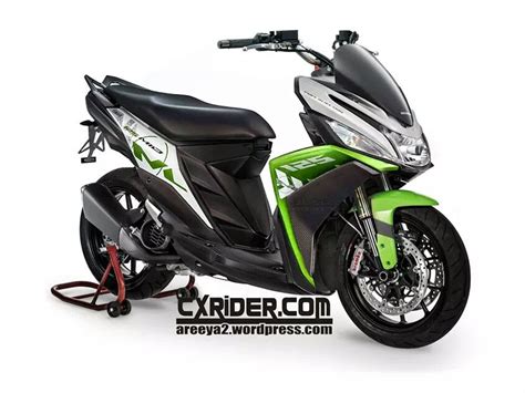 Modifikasi Mio Soul Gt 125 Blue Core Modifikasi Motor Kawasaki Honda