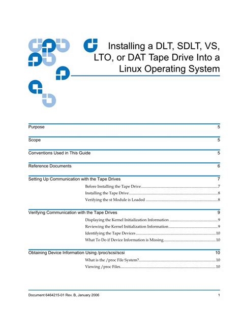 Pdf Installing A Dlt Sdlt Vs Lto Or Dat Tape Drive Into A Ps