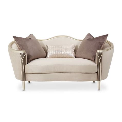 Villa Cherie Hazelnut Loveseat Di 2024