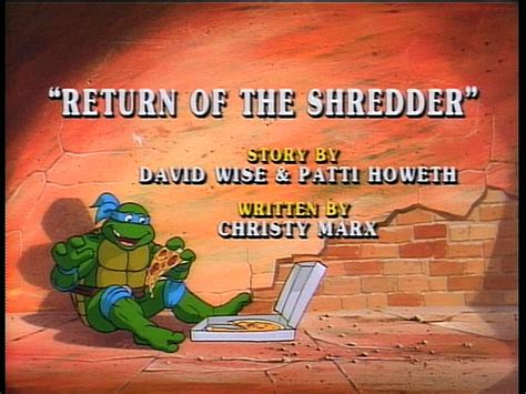 Return Of The Shredder Tmntpedia Fandom