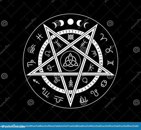 Wicca Pentagramm Tattoo Designs