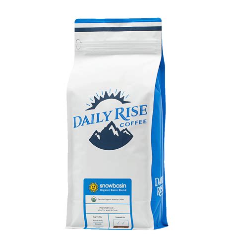 Organic Basin Blend Daily Rise Coffee Daily Rise Coffee