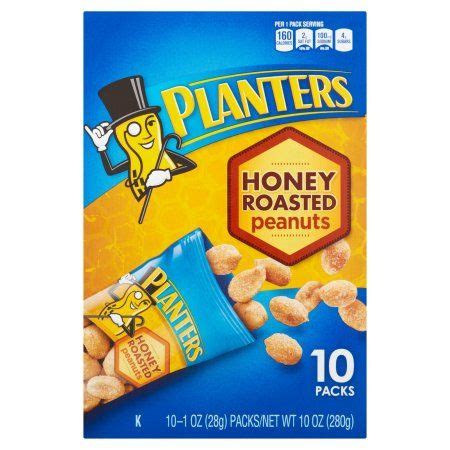 Planters Peanuts Honey Roasted 10 Count 10 OZ 280g Honey Roasted