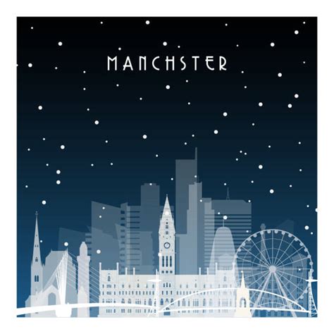 manchester ilustrasi grafik vektor clip art bebas royalti