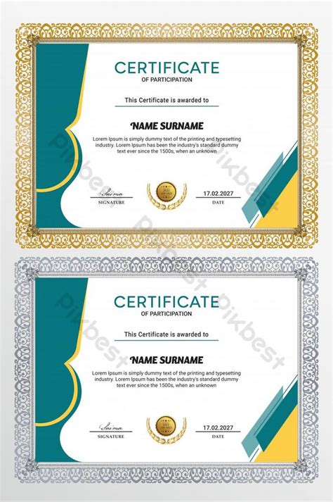 Creative Award Certificate Design | AI Free Download - Pikbest