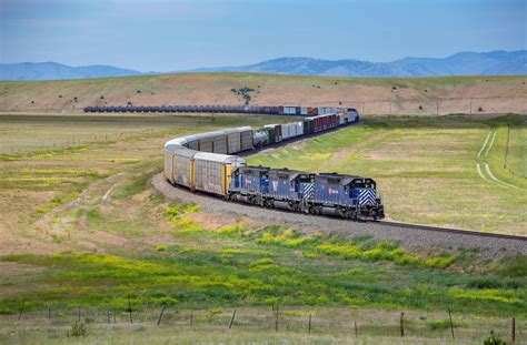 Fantastic 40s Rail Link Railroad Station Montana