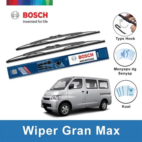 Jual Bosch Sepasang Wiper Kaca Mobil Daihatsu Gran Max Advantage 19