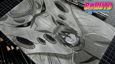 How To Draw Sasuke Susanoo Step By Step Tutorial Drawing Anime