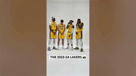 First Look At The 2023 24 Lakers In Uniform 👀 Shorts Youtube