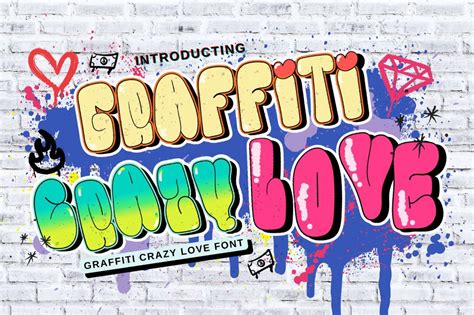 Graffiti Crazy Love Regular Font Xfontspro