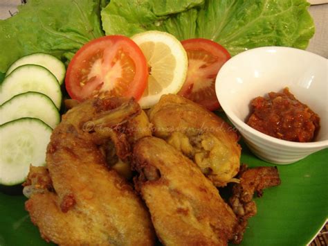 Tasty Indonesian Food Ayam Penyet