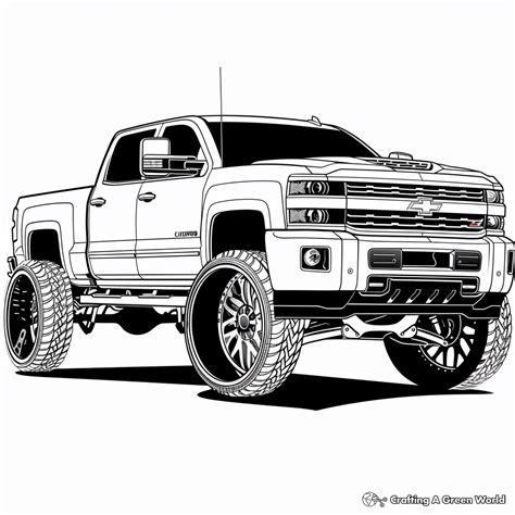 Chevy Coloring Pages Free And Printable