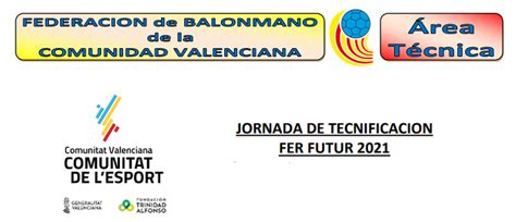 Jornada De Tecnificaci N Fer Futur Rea T Cnica De La Fed Balonmano