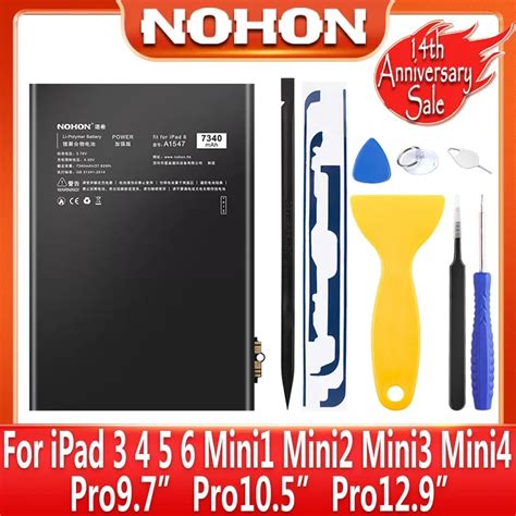 Nohon Battery For Ipad Mini Air