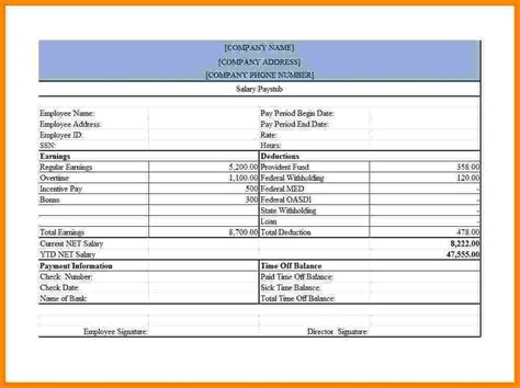 30 1099 Pay Stub Template Excel | Simple Template Design