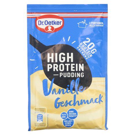 PUDING VANILIJA HI PROTEIN DR OETKER 55G Proteinski Puding V Prahu Z