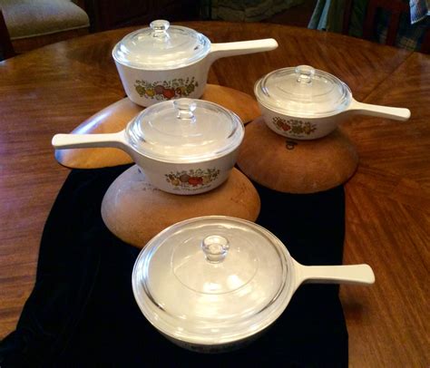 Vintage Corning Ware Spice Of Life Piece Set Cookware Etsy