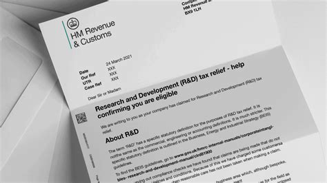 Hmrc Randd Compliance Check And Eligibility Nudge Letters