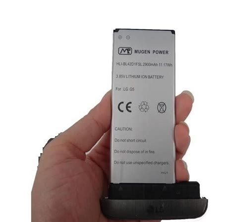 Mugen Power Mah Slim Extended Battery For Lg G H H At T T