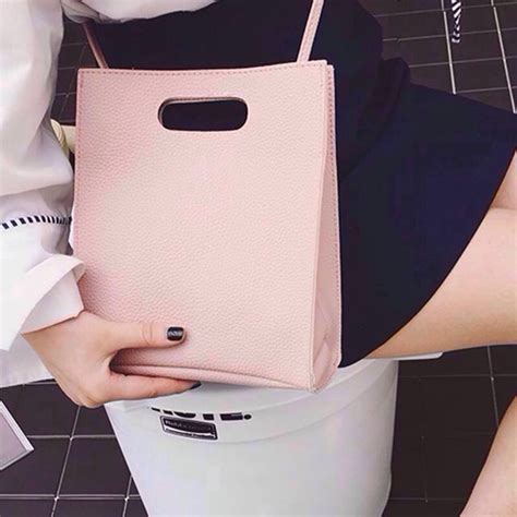 Korean Ulzzang Paper Bag Shoulder Sling Bag Women S Fashion Bags