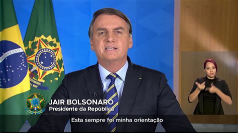 Pronunciamento Oficial Do Presidente Da República Jair Bolsonaro Youtube