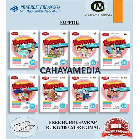 Jual BUKU BUPETIK KERLAS 3A 3B 3C 3D 3E 3F 3G 3H ERLANGGA ORIGINAL