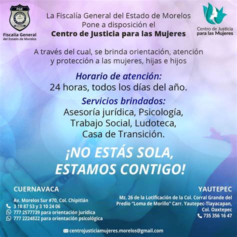 El Centro De Justicia Para Las Mujeres Brinda Atención Permanente