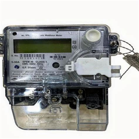 30A HPL DLMS Single Phase 2 Wire Static Energy Meter At 2000 Piece In