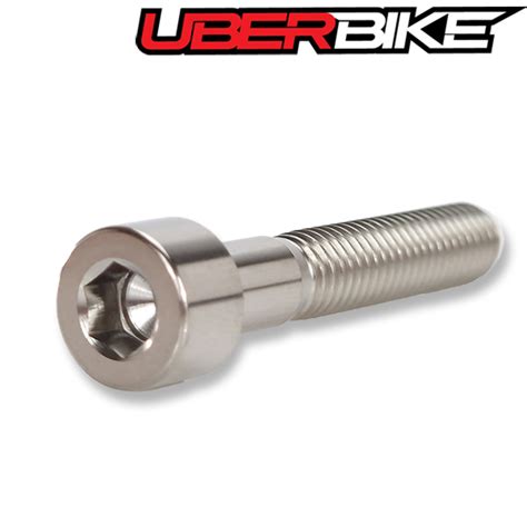 Uberbike Titanium Aheadset Preload Upgrade Bolt Raw Polished