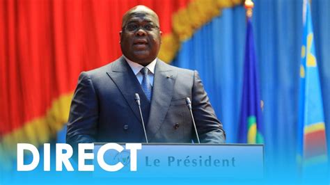 DIRECT SPÉCIAL DISCOURS DU Pdt FELIX TSHISEKEDI SUR L ÉTAT DE LA