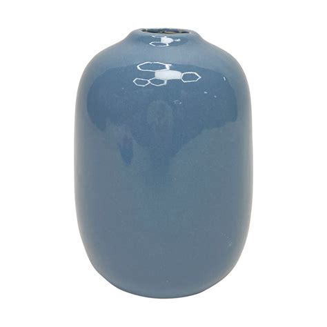 Ceramic Vase, Blue, Large