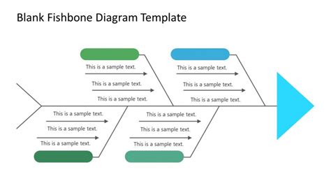 Blank Fishbone Diagram Ppt Template