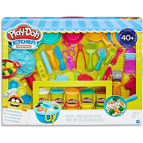 Play Doh Kitchen Creations Ultimate Chef Play Food Set Big W