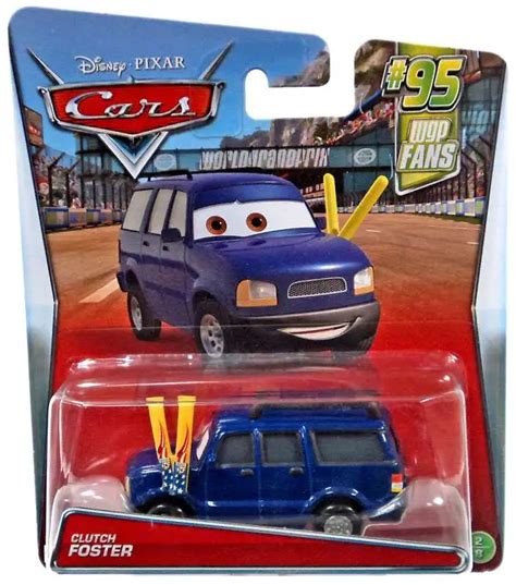 Disney Pixar Cars 95 WGP Fans Clutch Foster 155 Diecast Car 28 Mattel Toys - ToyWiz