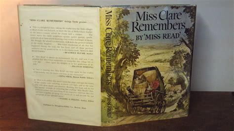 Miss Clare Remembers By Miss Read Very Good Hard Cover 1963 First