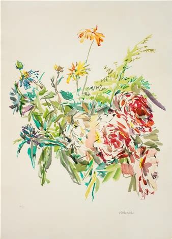 Sommerblumen Mit Rosen 1969 Par Oskar Kokoschka Sur Artnet