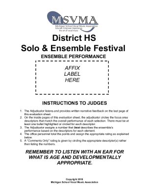 Fillable Online HS Solo And Ensemble District 10 Google Sites Fax