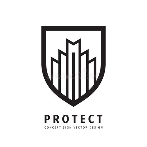 Guard Shield Business Concept Logo Protection Security Icon Sign