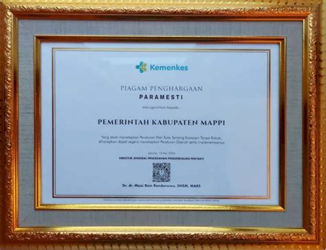 Cetak Prestasi Lagi Kabupaten Mappi Raih Penghargaan Paramesti