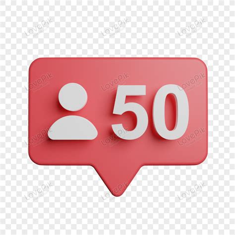 social follower png images  transparent background