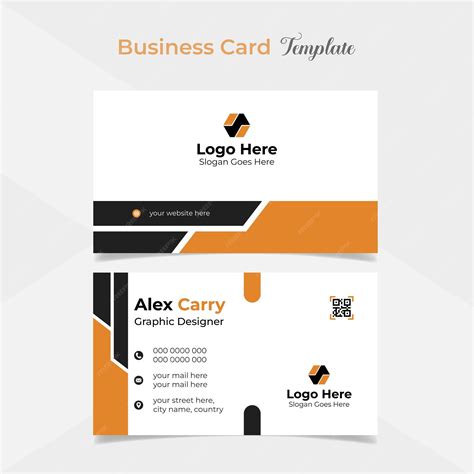 Premium Vector | Modern and creative business card template design with ...