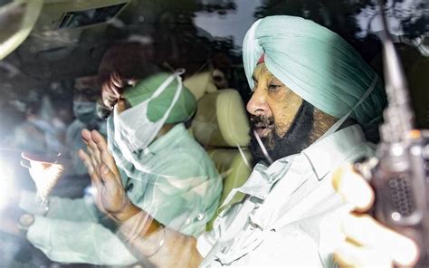 Former Punjab Cm Amarinder Singh Meets Amit Shah Amarinder Singh Amit