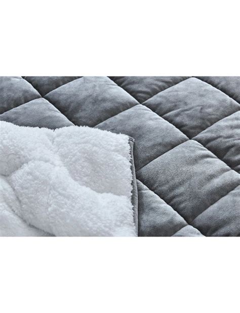 Nnekge Weighted Sherpa Blanket Charcoal 9 Kg Liz Jordan