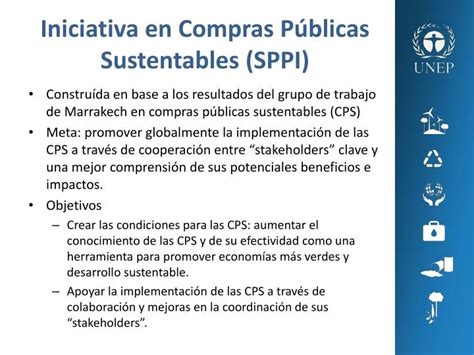 PPT Iniciativa en Compras Públicas Sustentables SPPI PowerPoint