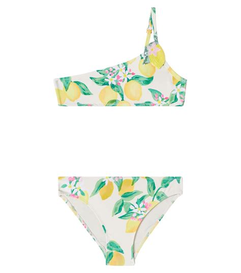 Naja Printed Bikini In Yellow Molo Mytheresa