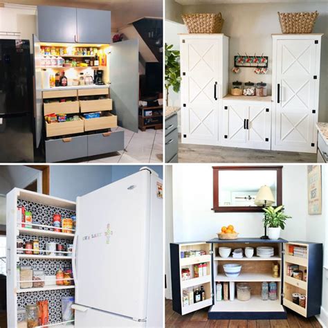 DIY Pantry Cabinet To Organize Your Kitchen Space - Blitsy