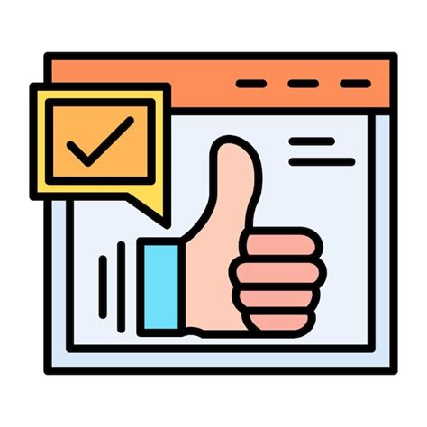 Premium Vector Thumbs Up Flat Illustration