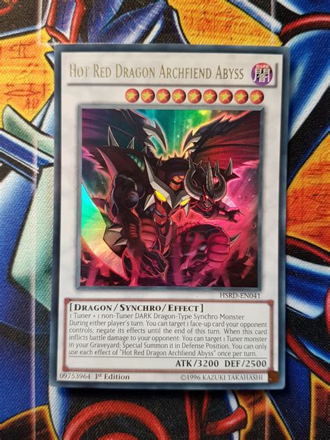 Yugioh Hot Red Dragon Archfiend Abyss HSRD EN041 Ultra Rare 1st