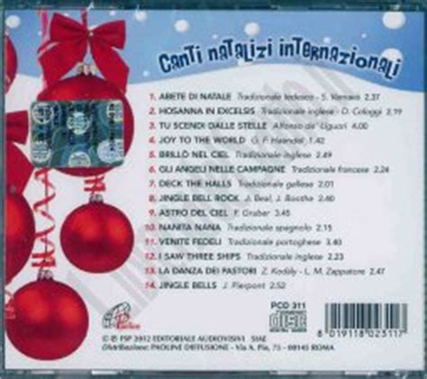 Le Pi Belle Canzoni Di Natale Cd Musica Natalizia Libreriadelsanto It